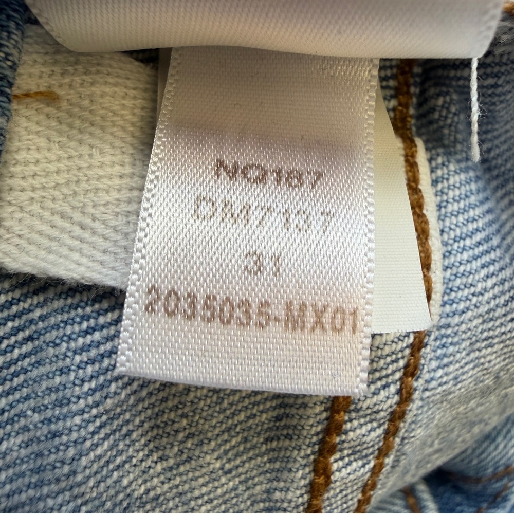 Madewell Jeans Womens Size 31 The Perfect Vintage Jean Distressed Blue Denim - Picture 7 of 13